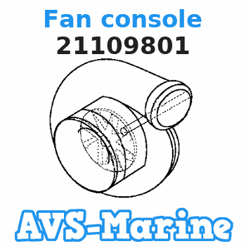 21109801 Fan console Volvo Penta