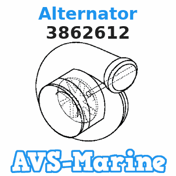 3862612 Alternator Volvo Penta