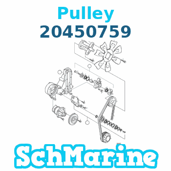 20450759 Pulley Volvo Penta 