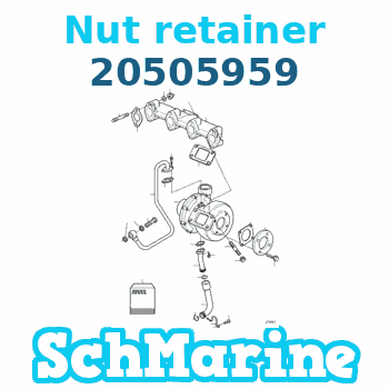 20505959 Nut retainer Volvo Penta 
