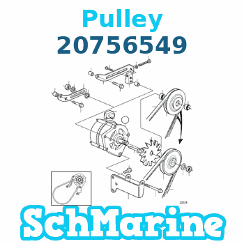 20756549 Pulley Volvo Penta 