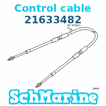 21633482 Control cable Volvo Penta 