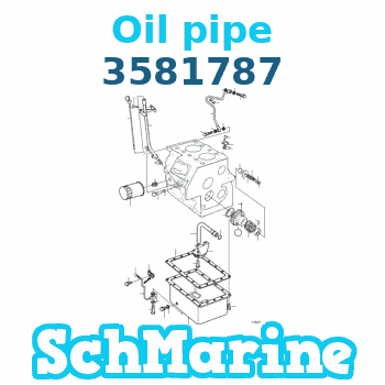 3581787 Oil pipe Volvo Penta 