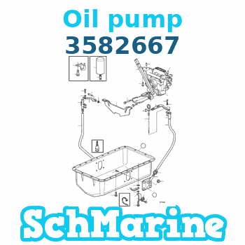 3582667 Oil pump Volvo Penta 