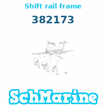 382173 Shift rail frame Volvo Penta 