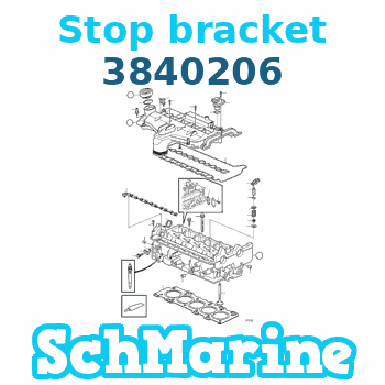 3840206 Stop bracket Volvo Penta 