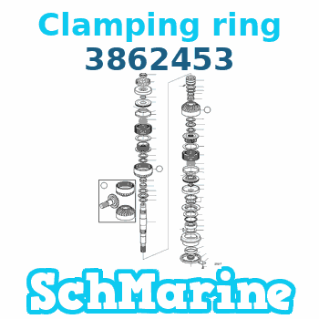 3862453 Clamping ring Volvo Penta 