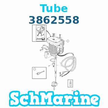 3862558 Tube Volvo Penta 