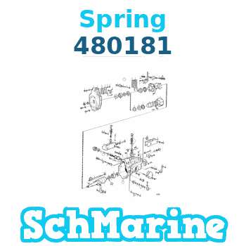 480181 Spring Volvo Penta 