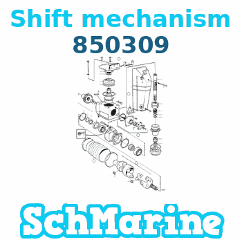 850309 Shift mechanism Volvo Penta 