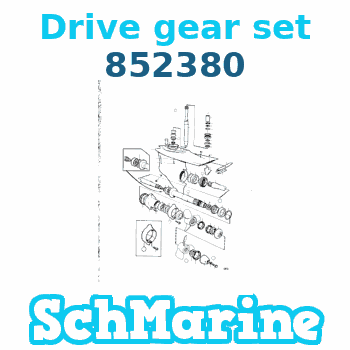 852380 Drive gear set Volvo Penta 