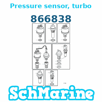 866838 Pressure sensor, turbo Volvo Penta 