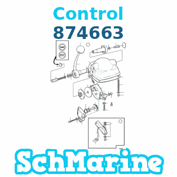 874663 Control Volvo Penta 
