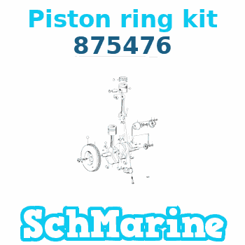 875476 Piston ring kit Volvo Penta 