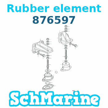 876597 Rubber element Volvo Penta 