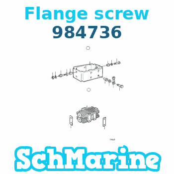 984736 Flange screw Volvo Penta 