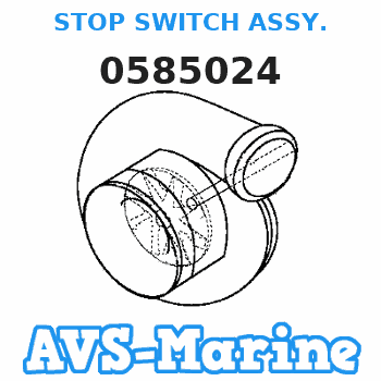 0585024 STOP SWITCH ASSY. EVINRUDE 