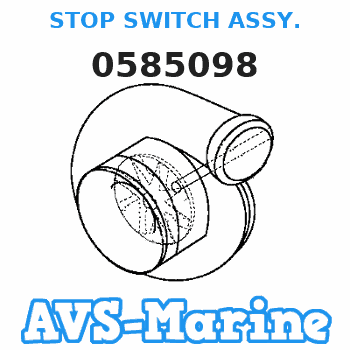 0585098 STOP SWITCH ASSY. EVINRUDE 