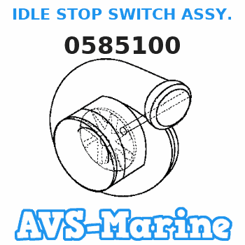 0585100 IDLE STOP SWITCH ASSY. EVINRUDE 