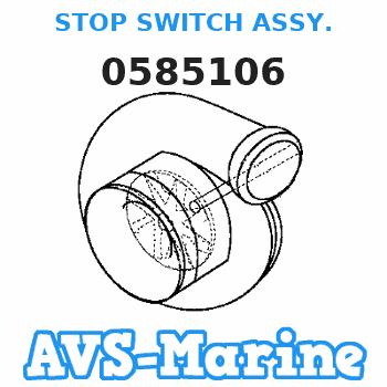0585106 STOP SWITCH ASSY. EVINRUDE 