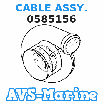 0585156 CABLE ASSY. EVINRUDE 