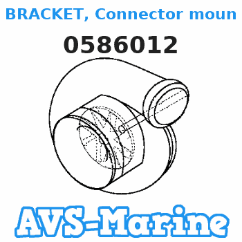 0586012 BRACKET, Connector mounting EVINRUDE 