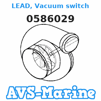 0586029 LEAD, Vacuum switch EVINRUDE 