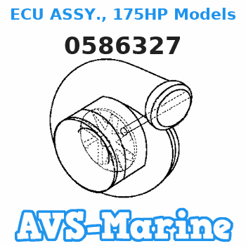 0586327 ECU ASSY., 175HP Models EVINRUDE 