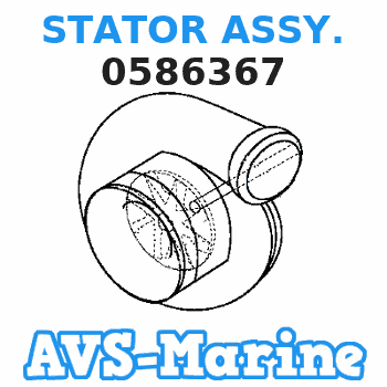 0586367 STATOR ASSY. EVINRUDE 