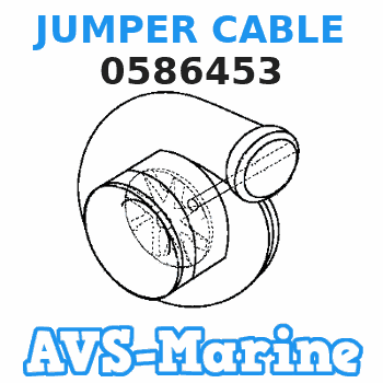 0586453 JUMPER CABLE EVINRUDE 