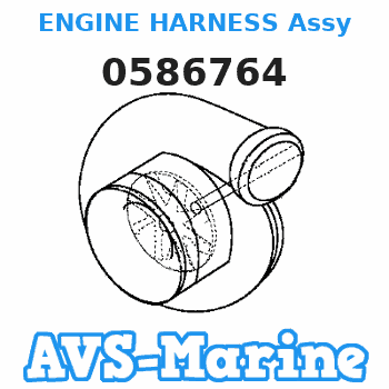 0586764 ENGINE HARNESS Assy EVINRUDE 
