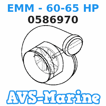 0586970 EMM - 60-65 HP EVINRUDE 