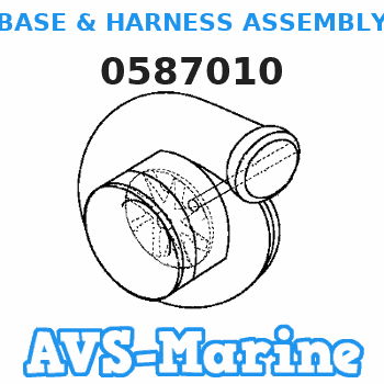 0587010 BASE & HARNESS ASSEMBLY EVINRUDE 