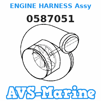 0587051 ENGINE HARNESS Assy EVINRUDE 