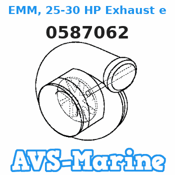 0587062 EMM, 25-30 HP Exhaust emissions related part EVINRUDE 