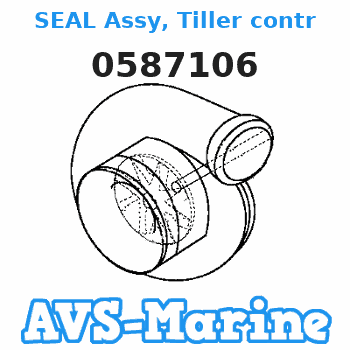 0587106 SEAL Assy, Tiller control harness EVINRUDE 