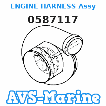 0587117 ENGINE HARNESS Assy EVINRUDE 