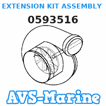 0593516 EXTENSION KIT ASSEMBLY 5 INCH LONGER PARTS EVINRUDE 