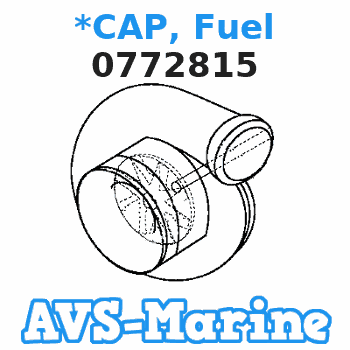 0772815 *CAP, Fuel EVINRUDE 