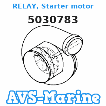 5030783 RELAY, Starter motor EVINRUDE 