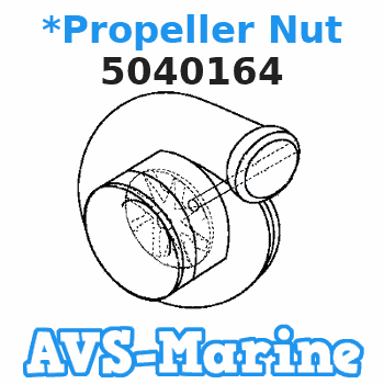 5040164 *Propeller Nut EVINRUDE 