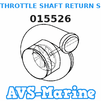 015526 THROTTLE SHAFT RETURN SPRING Force 