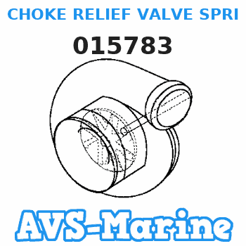 015783 CHOKE RELIEF VALVE SPRING Force 