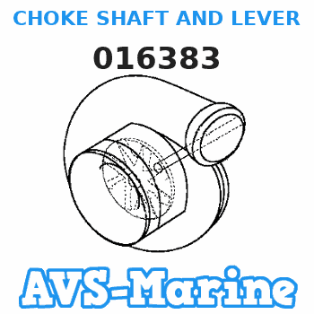 016383 CHOKE SHAFT AND LEVER Force 