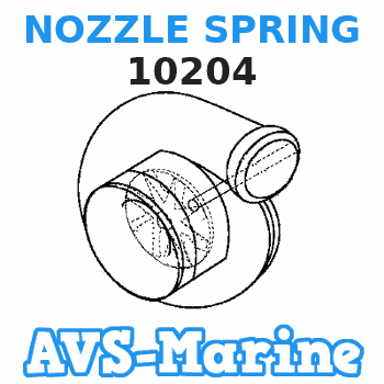 10204 NOZZLE SPRING Force 