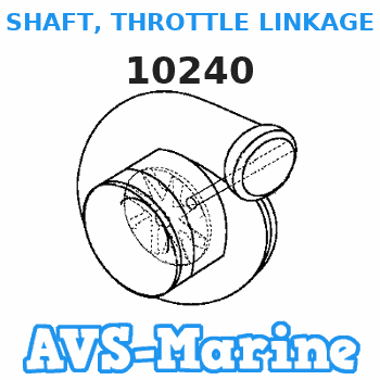 10240 SHAFT, THROTTLE LINKAGE Force 
