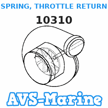 10310 SPRING, THROTTLE RETURN Force 