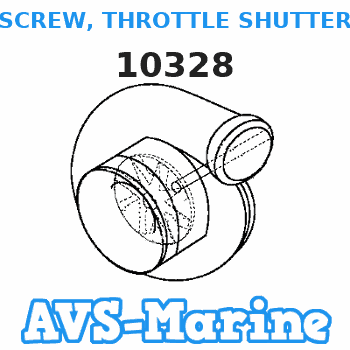 10328 SCREW, THROTTLE SHUTTER Force 