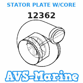 12362 STATOR PLATE W/CORE Force 