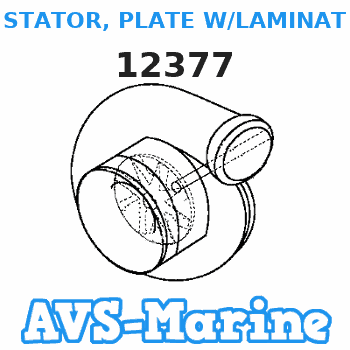 12377 STATOR, PLATE W/LAMINATIONS Force 